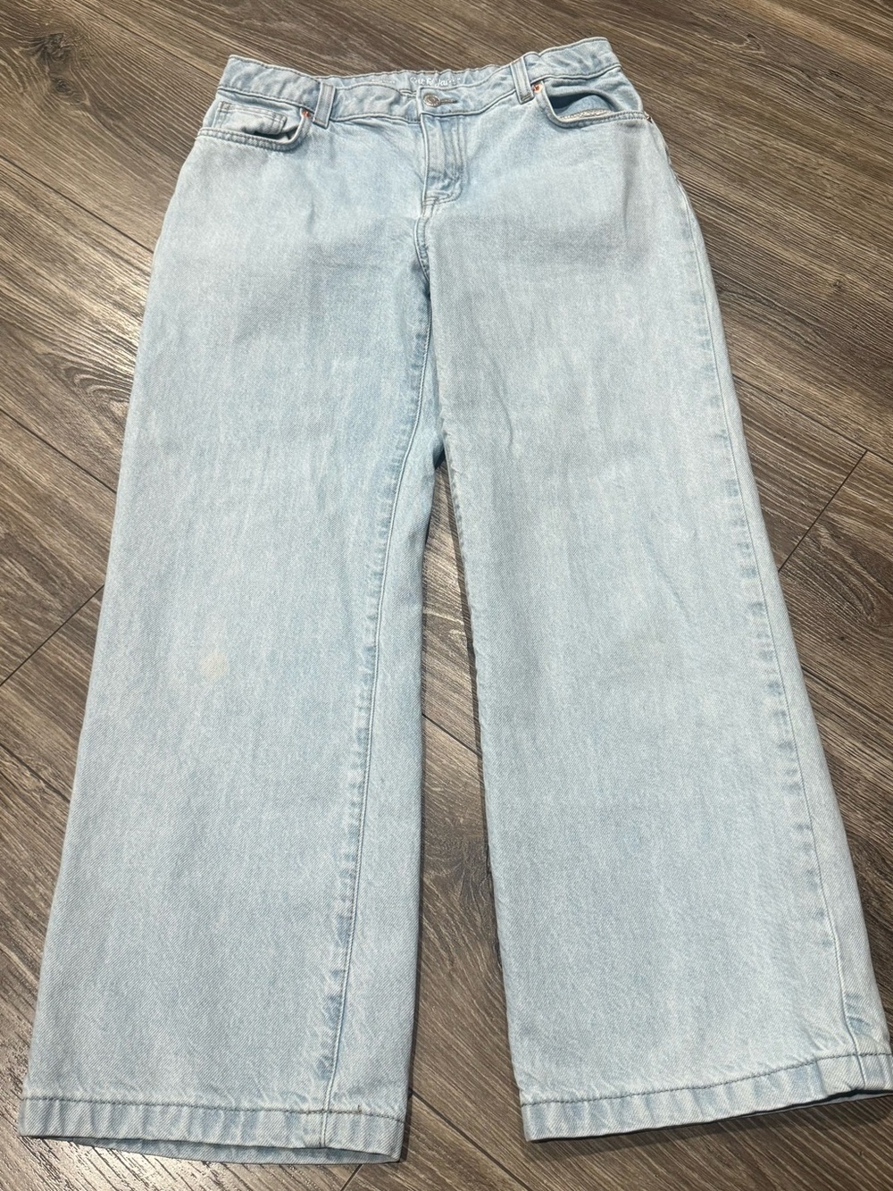 Cat & Jack Light Blue Wide-Leg Kids Jeans